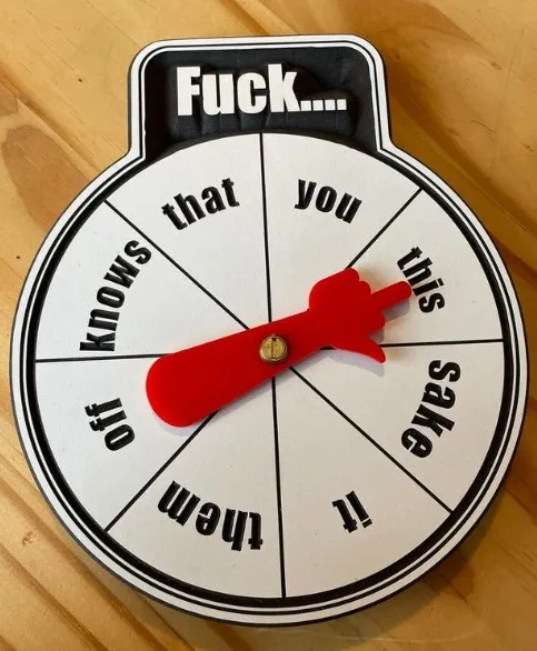 Adult Drinking Game Spinner