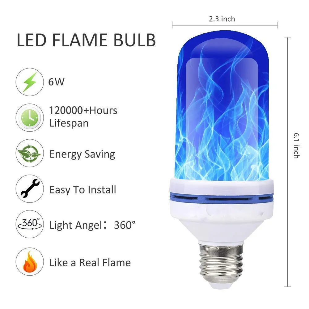 🔥LED Flame Effect Light Bulb-With Gravity Sensing Effect