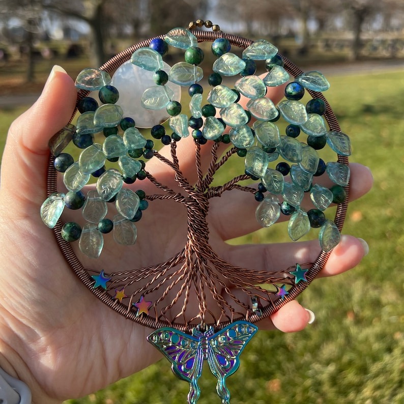 Mother's Day Gift--💝Luna Moth Tree of Life Wall Hanging