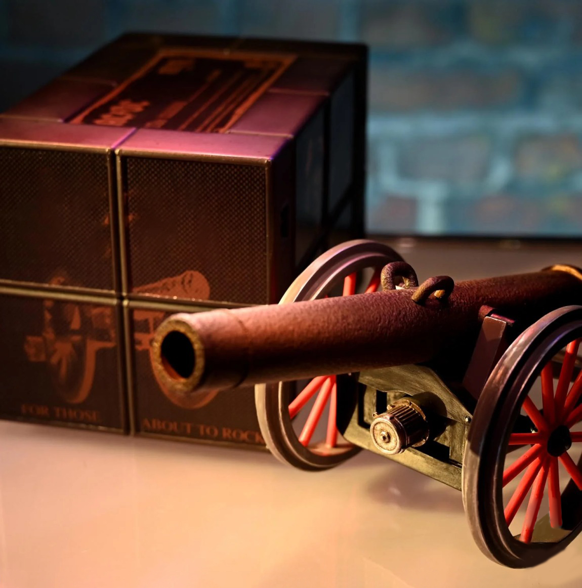 AC/DC For Those About to Rock Cannon Statue