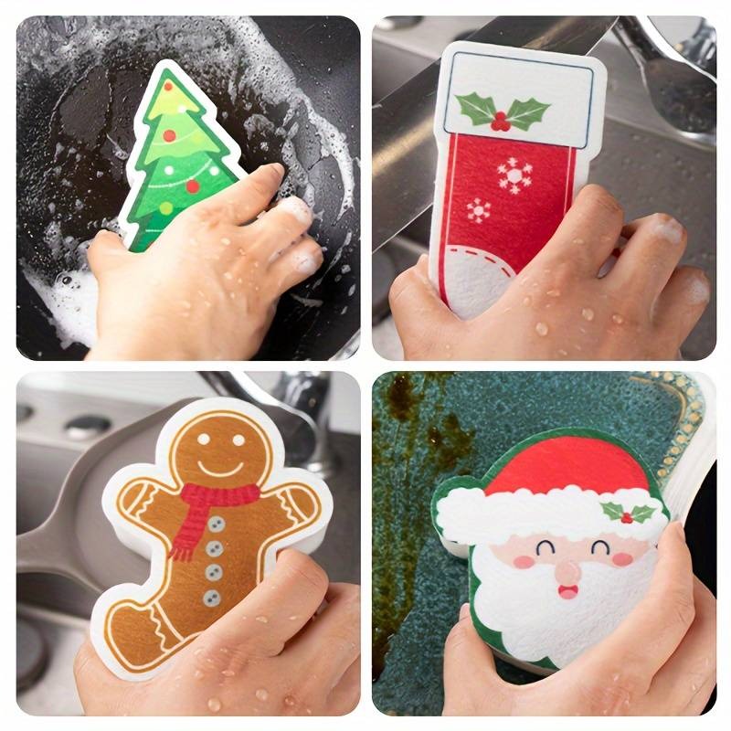 🎄2023 NEW SALE Multifunctional Cleaning Sponge--Super Christmassy✨