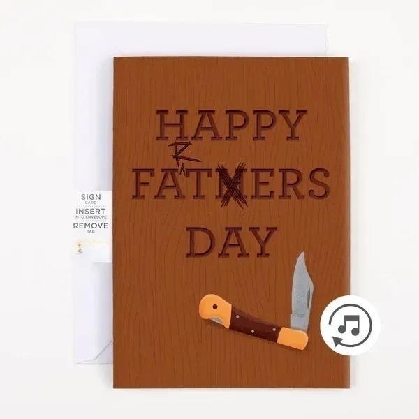 🎶🔊Endless Farting Father's Day Card