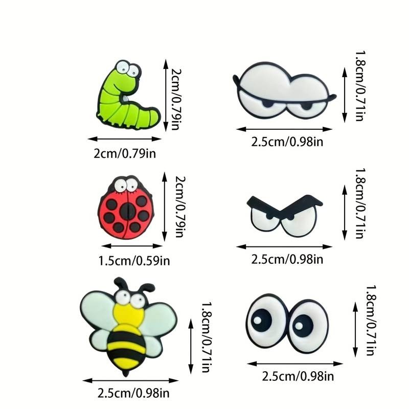 🐝🤣Funny Plant Magnets Eyes Pins for Potted Plant🤣🐝