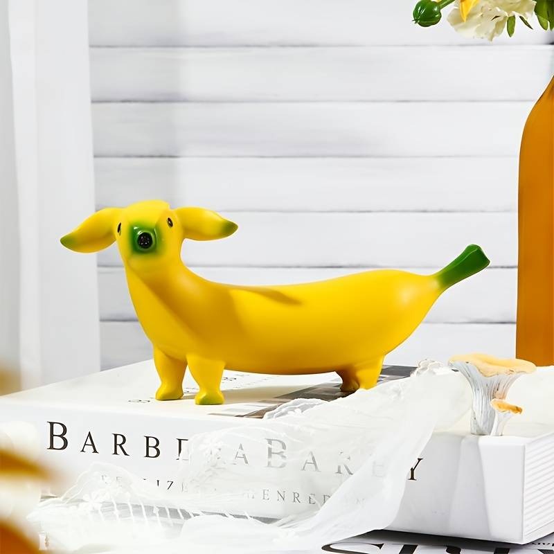 🍌Cute Banana Dog Garden Statues