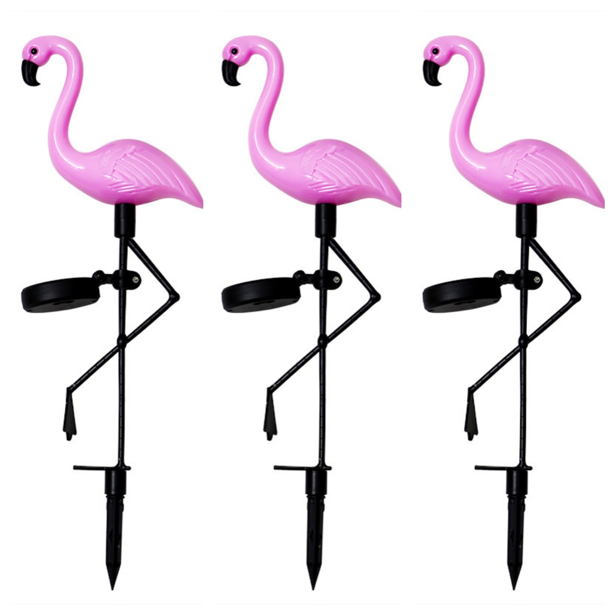 Pink Flamingo-Solar Floor Lamp