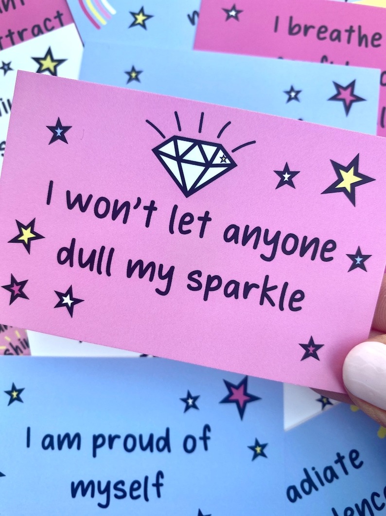 Daily Happiness Affirmation Cards
