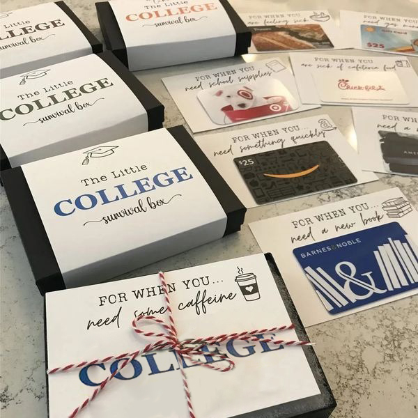 🔥🎓College Gift Card Care Package