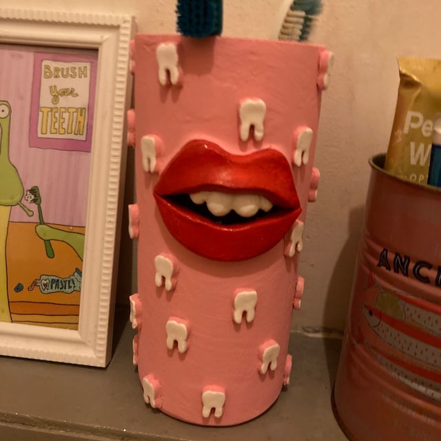 Quirky Weird Fun Planter and Pen Holder