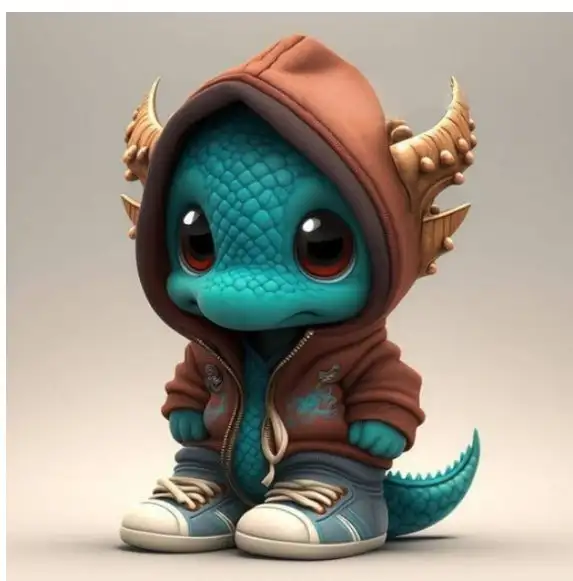 💖Cute Statue Of Baby Dragon