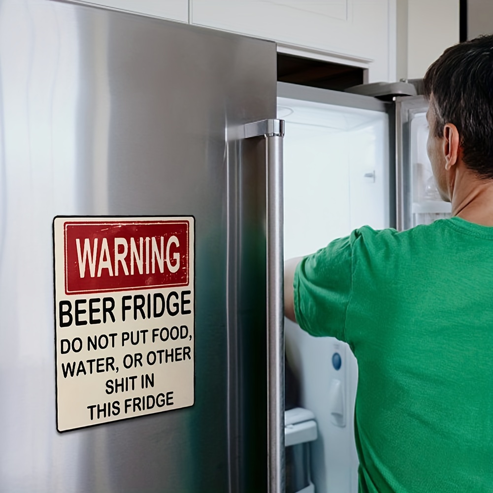 🍺Funny Beer Fridge Vintage Sticker Sign