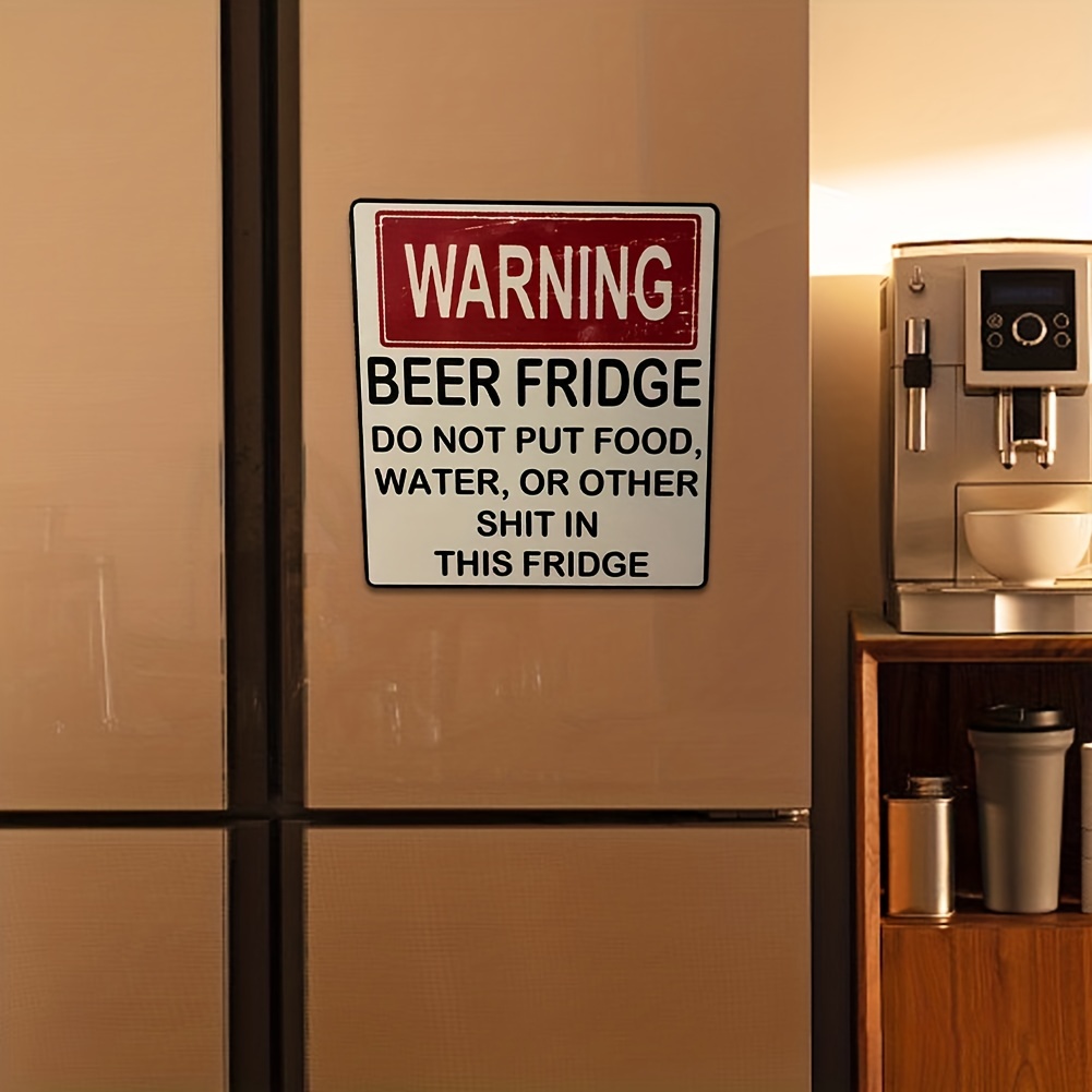 🍺Funny Beer Fridge Vintage Sticker Sign
