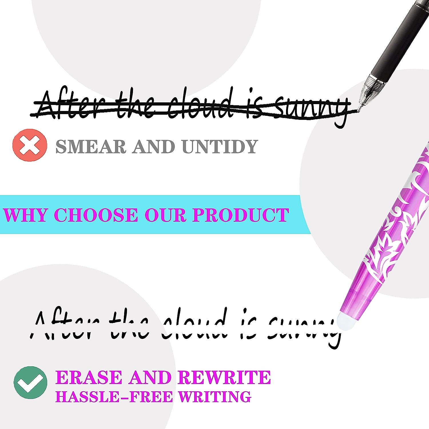 Magic Erasable Gel Ink Colors Pen