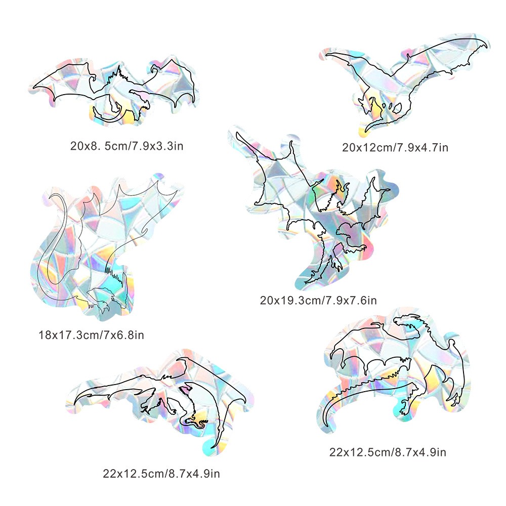 🌈Adsorption Rainbow Glass Window Stickers