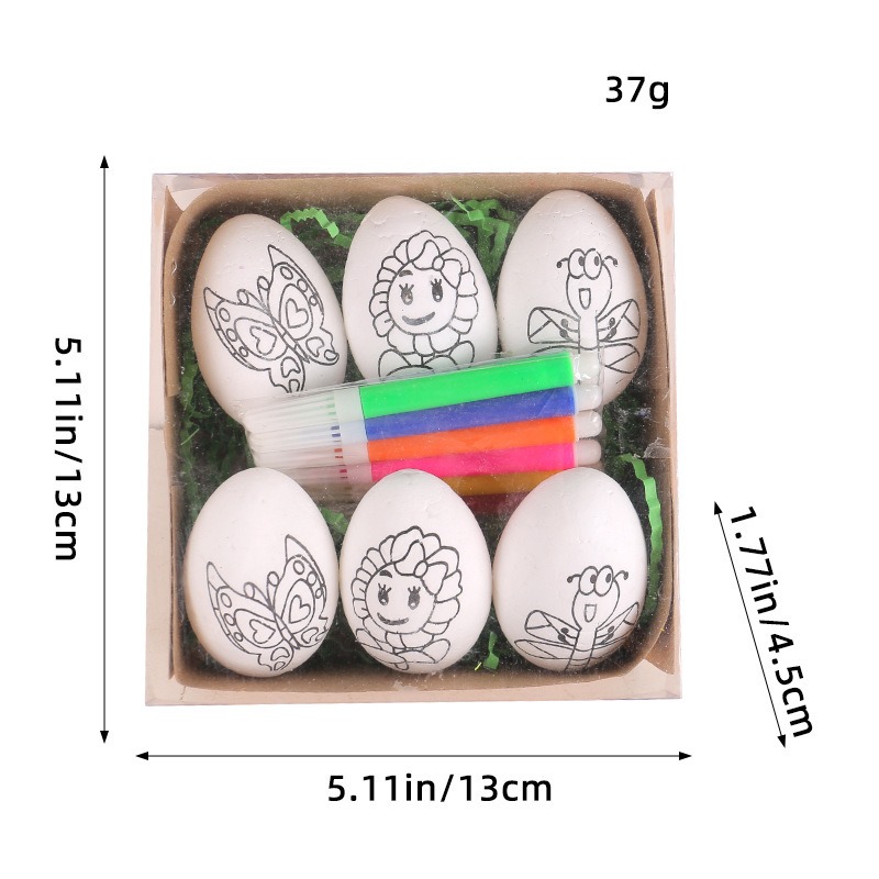 Easter Diy Hand Painted Egg Set