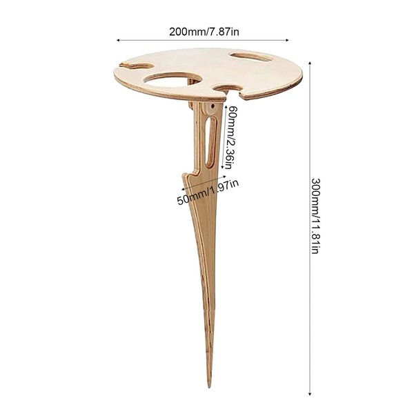 Outdoor Collapsible Wine Table