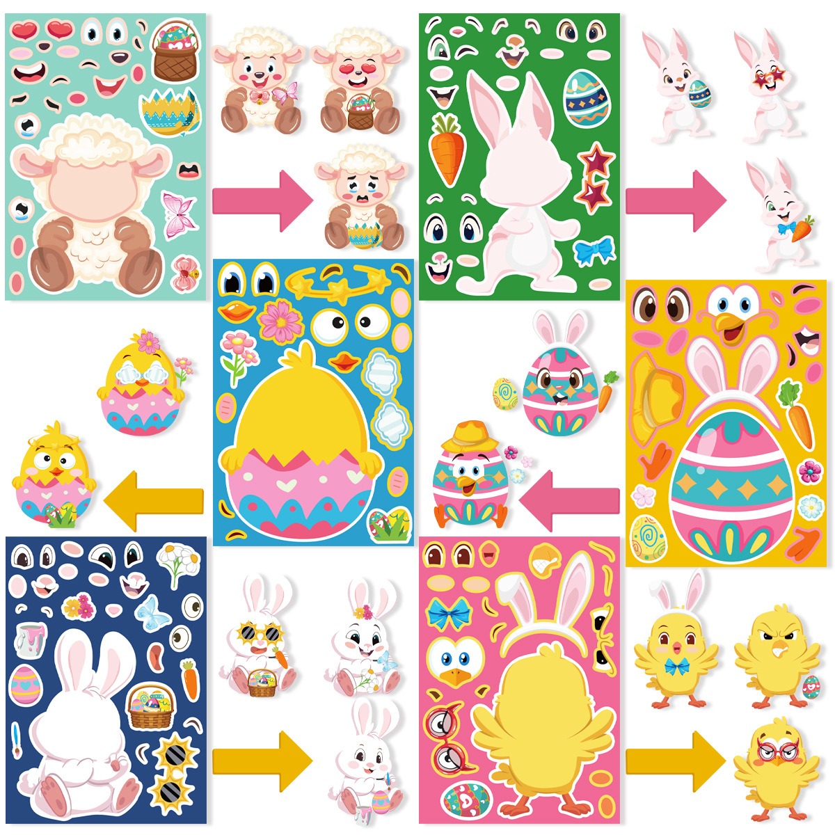 Easter Stickers for Kids Toddlers