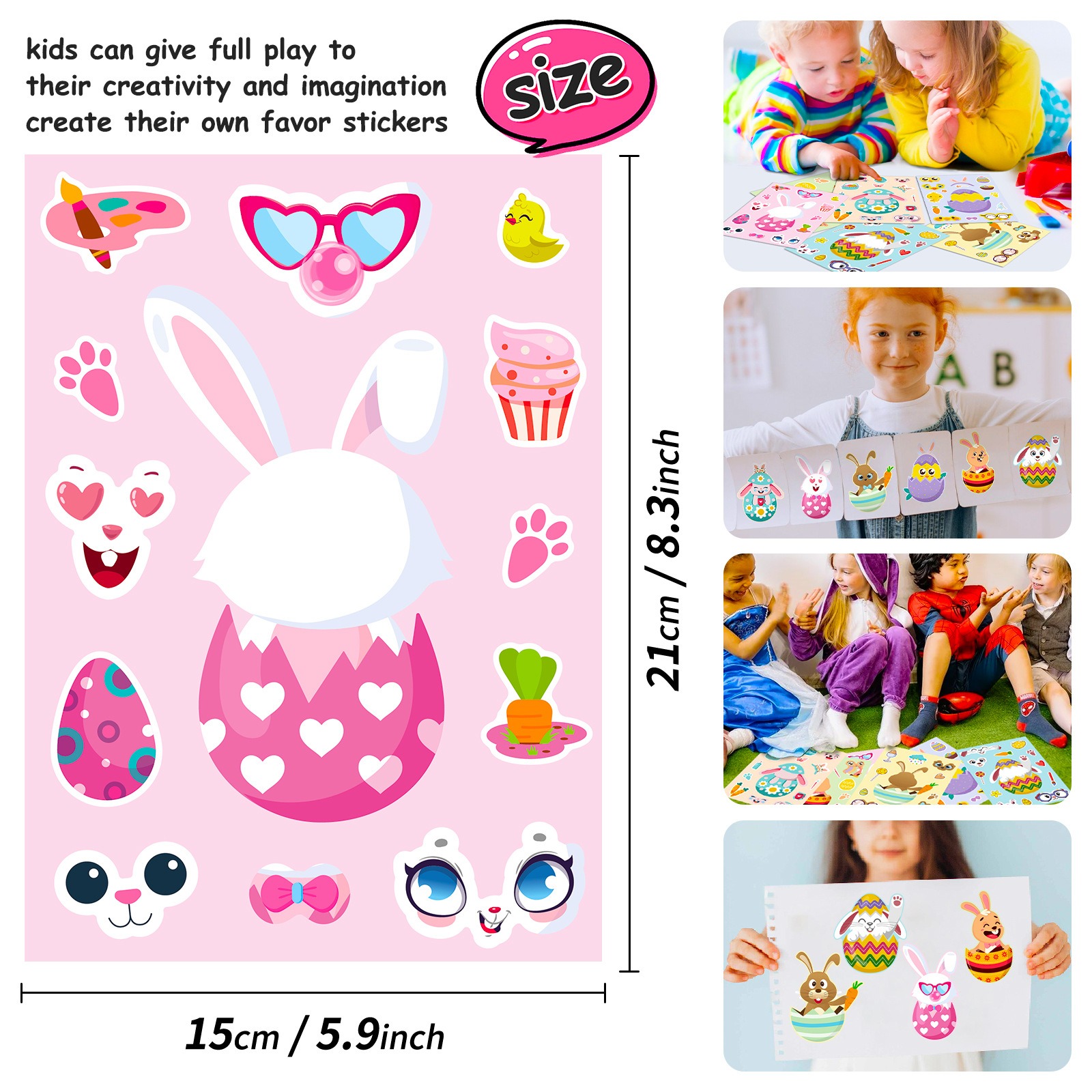 Easter Stickers for Kids Toddlers