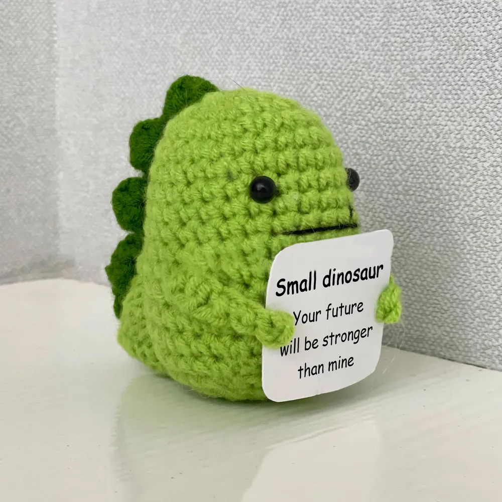 🦖Handmade Emotional Support Crochet Dinosaur Gift