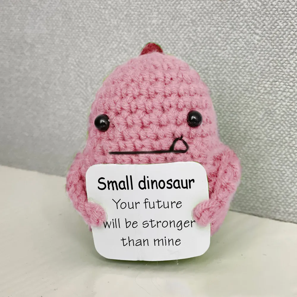 🦖Handmade Emotional Support Crochet Dinosaur Gift