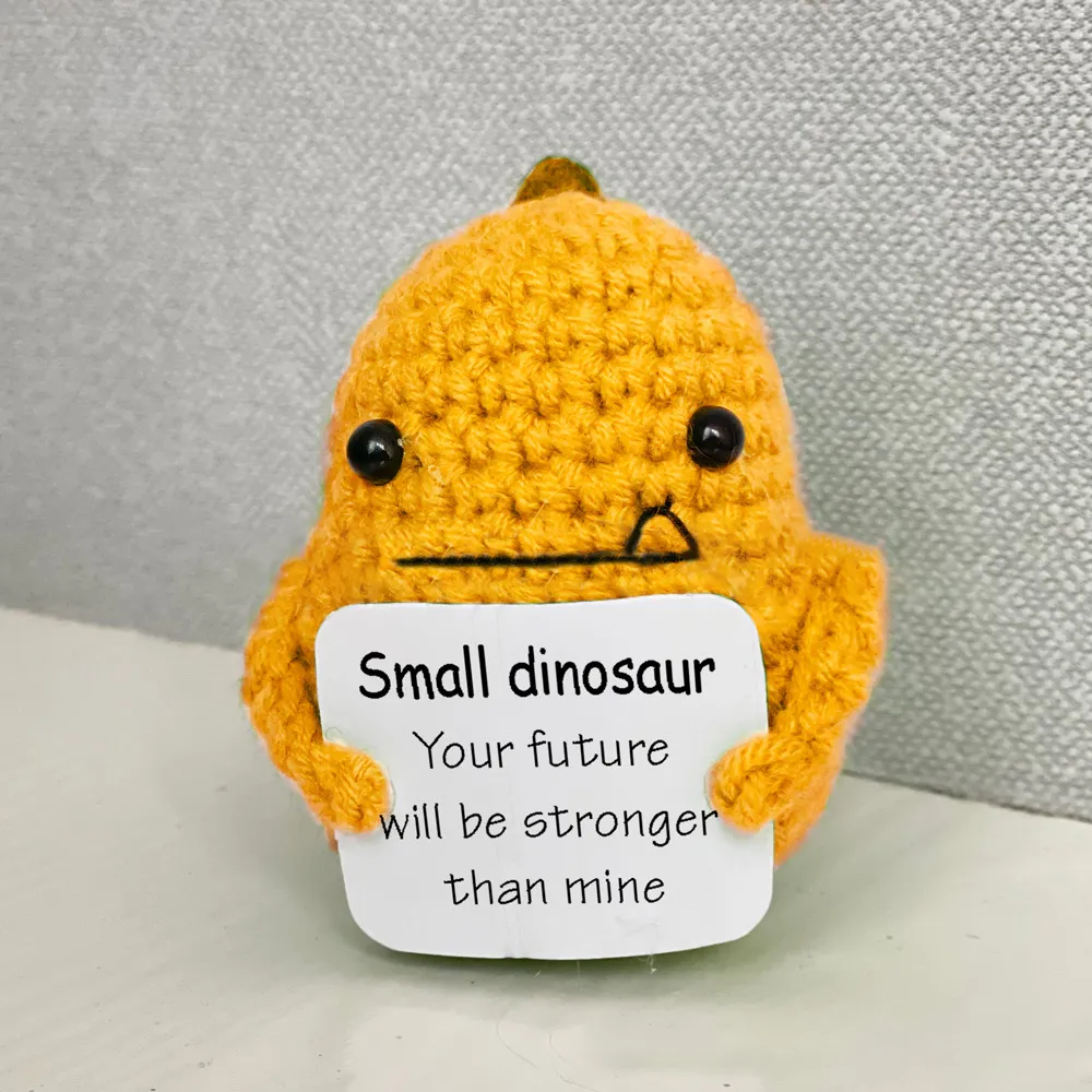 🦖Handmade Emotional Support Crochet Dinosaur Gift