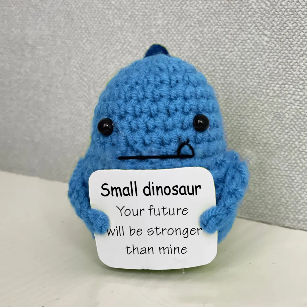🦖Handmade Emotional Support Crochet Dinosaur Gift