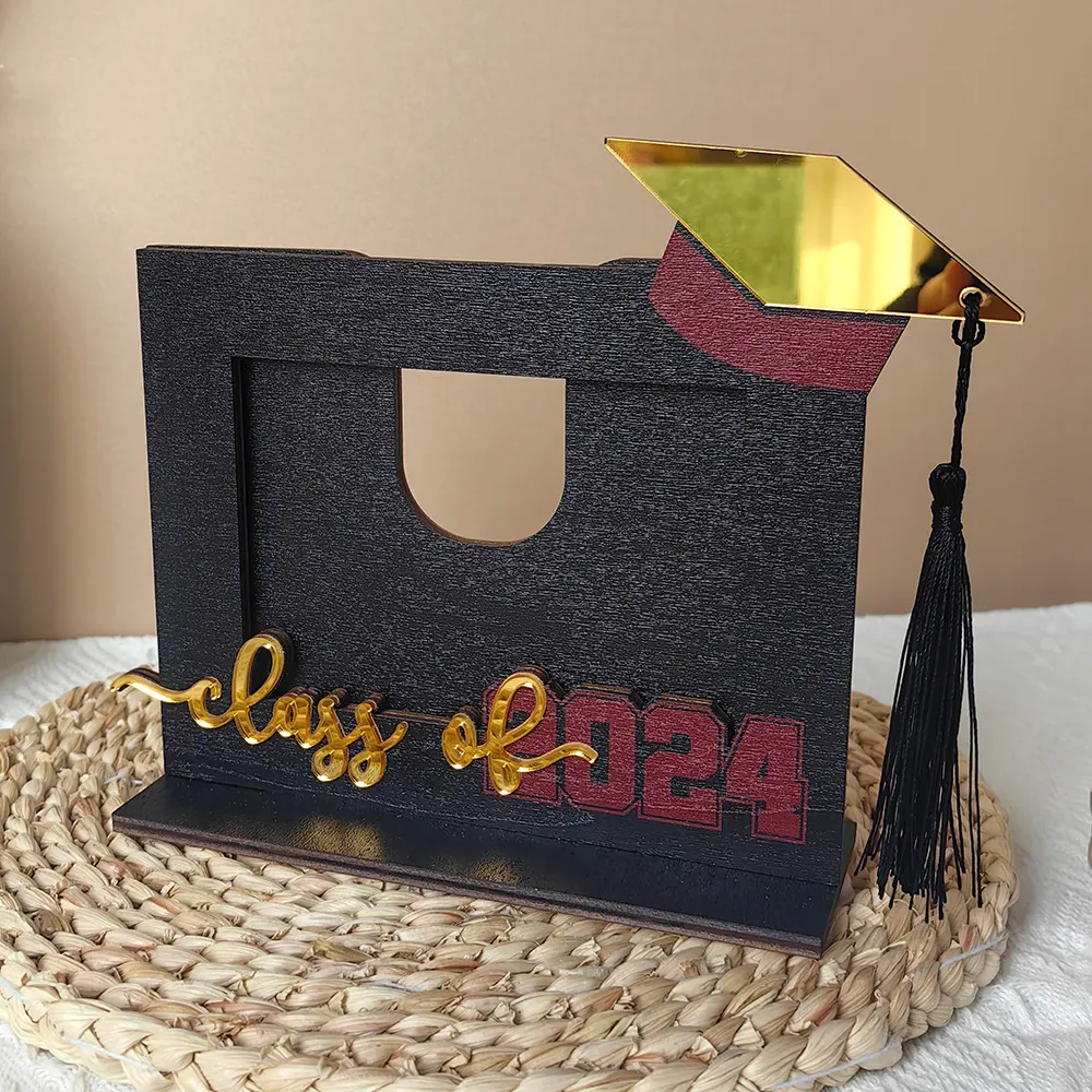 🎓2024 Graduation Photo Wooden Photo Frame Ornaments-Perfect Gift💝