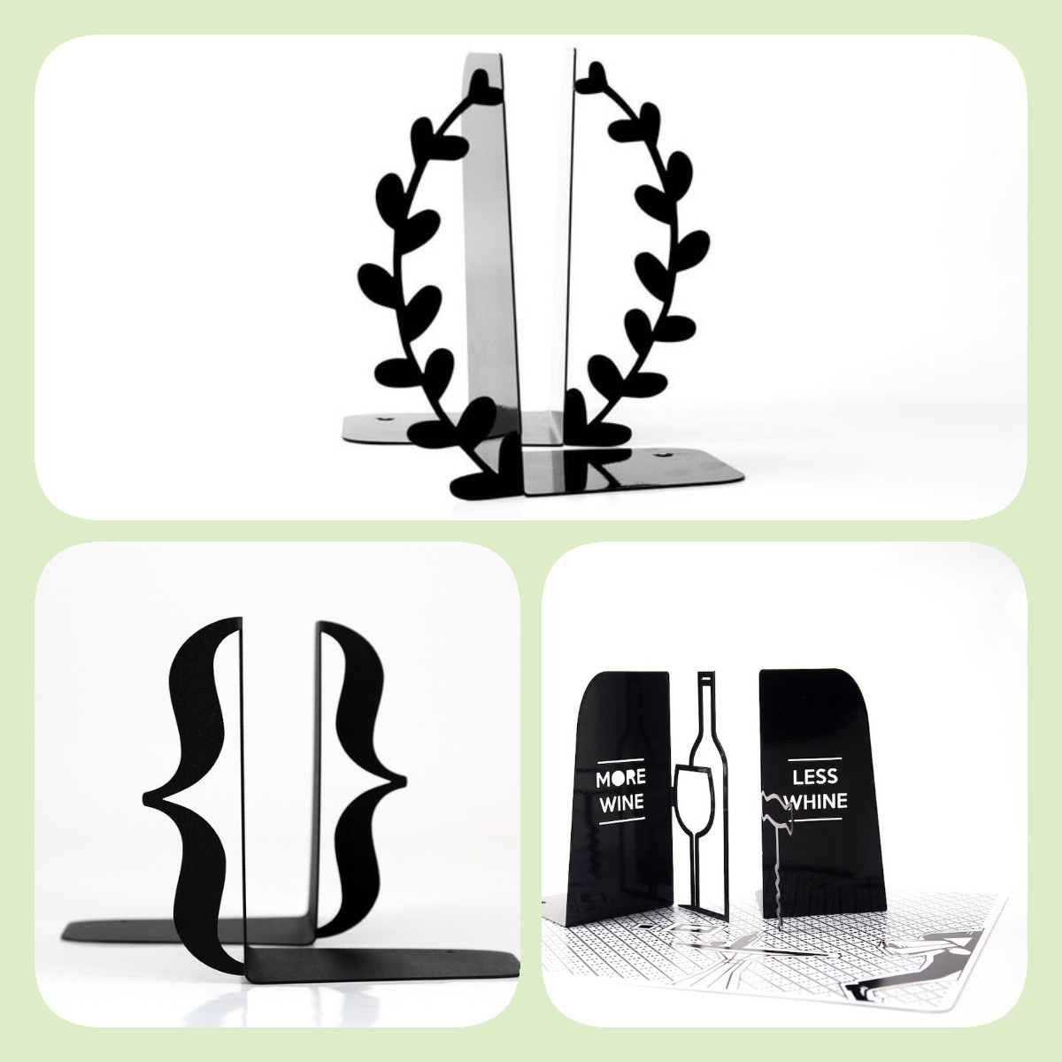✨📕Metal bookends-functional decor for modern home📕✨