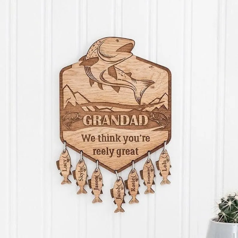Personalised fishing gift-Father's Day Gift