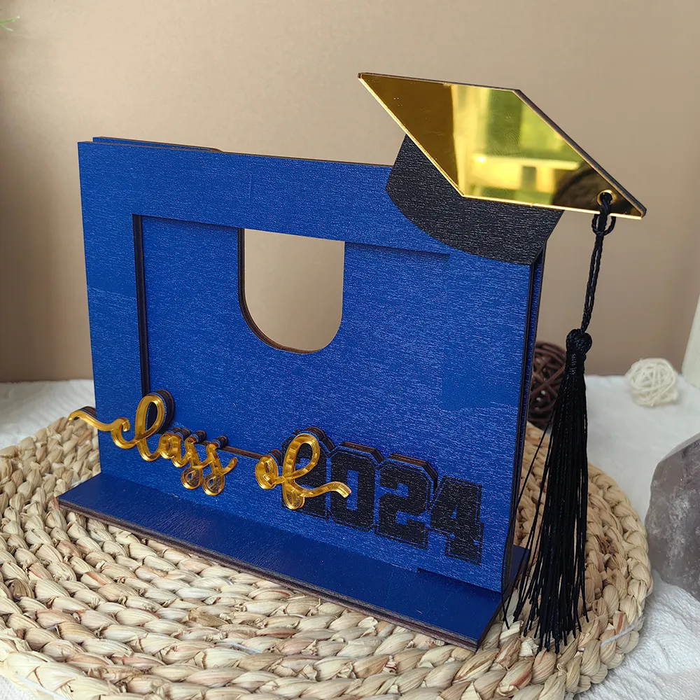 🎓2024 Graduation Photo Wooden Photo Frame Ornaments-Perfect Gift💝