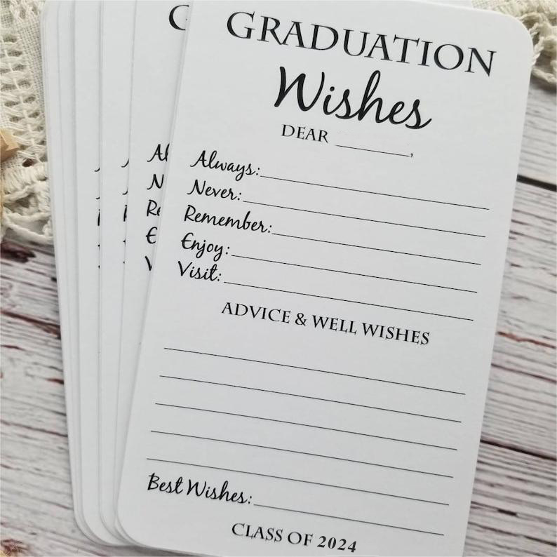Set of 6 Graduation Wishes Cards