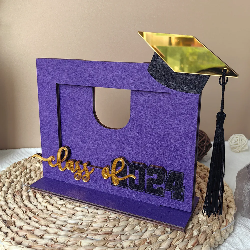 🎓2024 Graduation Photo Wooden Photo Frame Ornaments-Perfect Gift💝