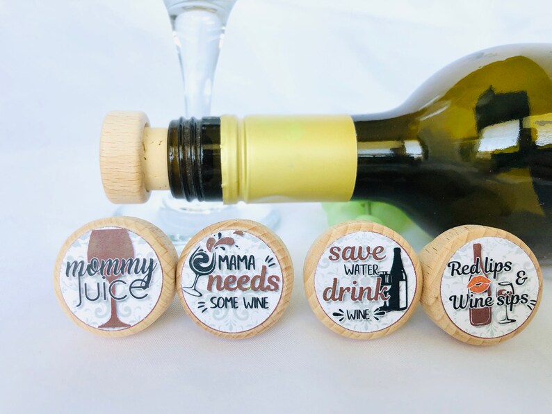 🍷Fun Saying Wine Stoppers🍷