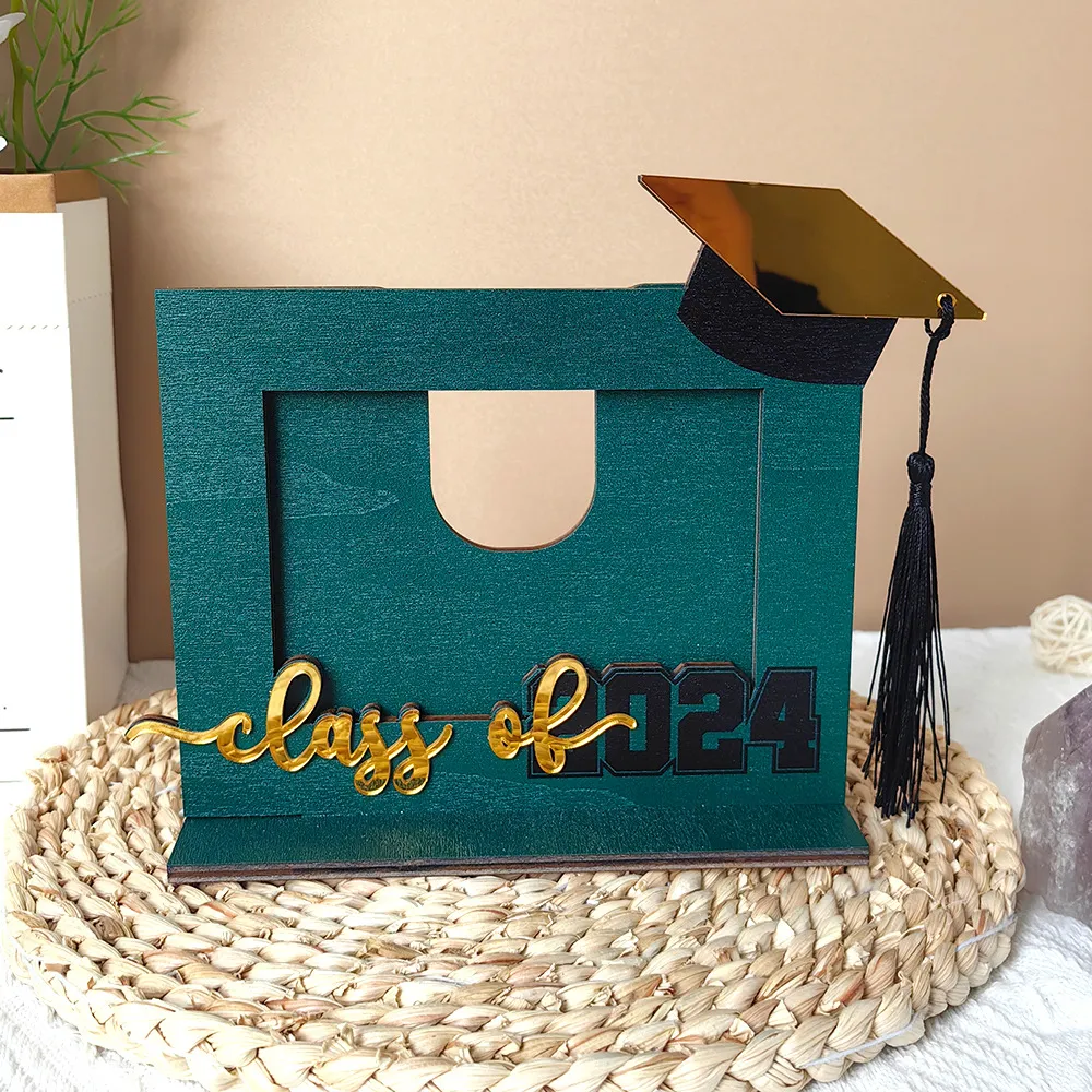 🎓2024 Graduation Photo Wooden Photo Frame Ornaments-Perfect Gift💝