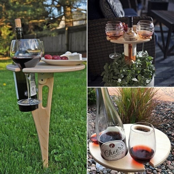 Outdoor Collapsible Wine Table