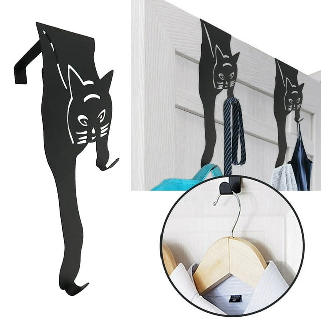Black Cat OvertheDoor Double Hook