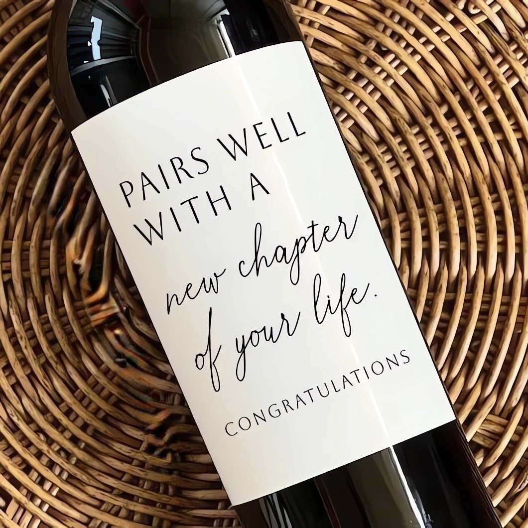 🍷Funny Celebratory Wine Label