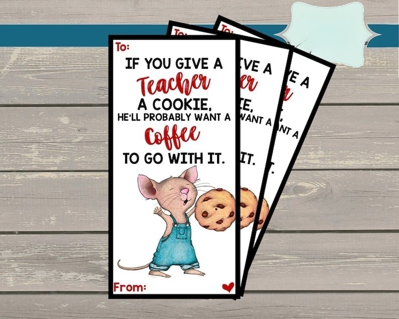 🍪If You Give A Teacher A Cookie Gift Card