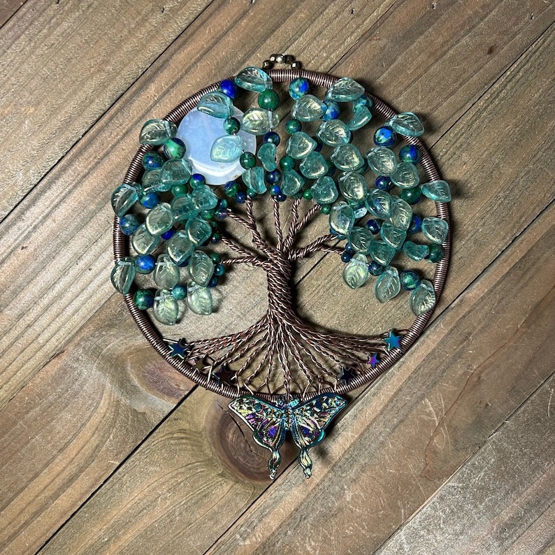 Mother's Day Gift--💝Luna Moth Tree of Life Wall Hanging