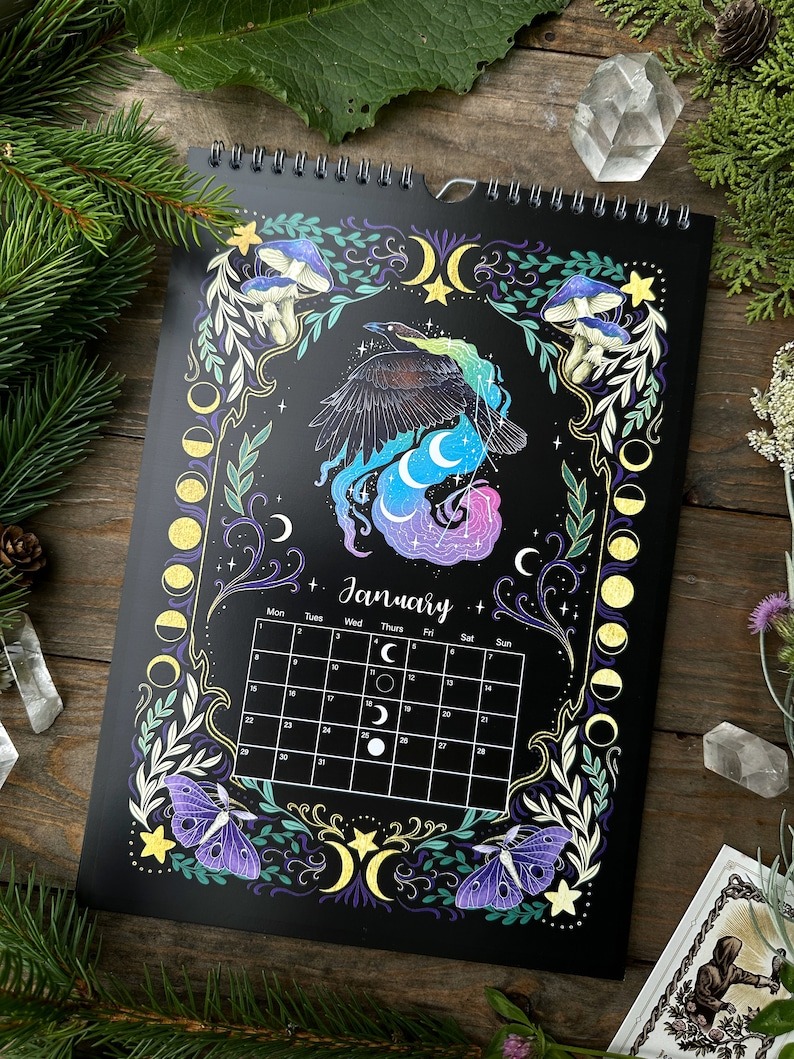 🗓️DARK MOON CALENDAR 2024