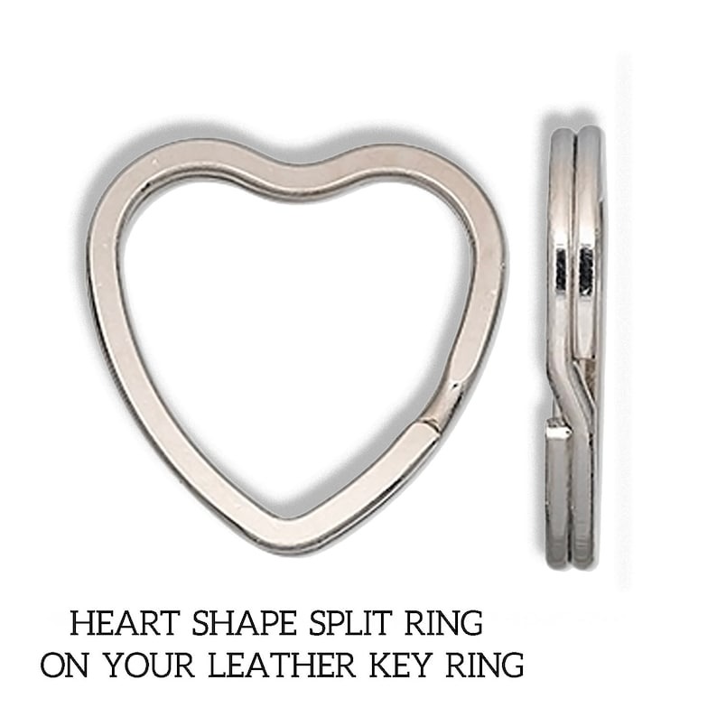 Handmade Leather Keyring Gift - 💖TO BE WITH YOU