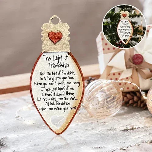 Chrismas Friendship Ornament Gift🎁