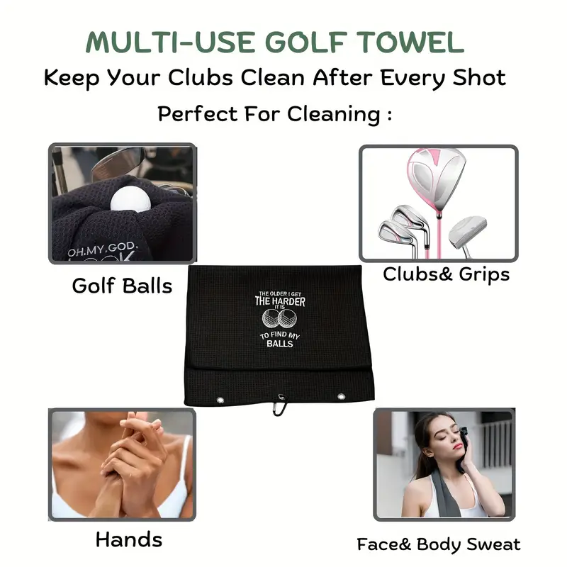 funny golf towel set the perfect gift for golf fans on any occasion details 5