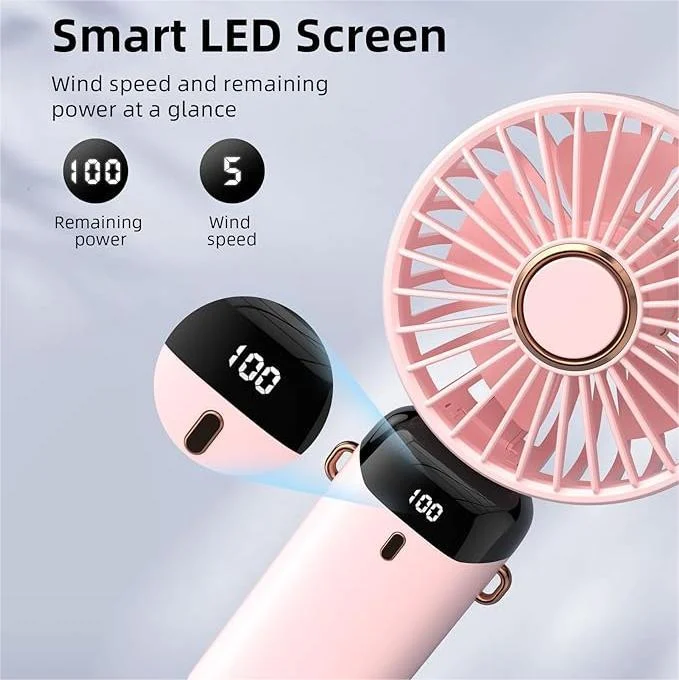 🔥LAST DAY 49% OFF-2024 New Upgrade LED Mini Handheld Fan