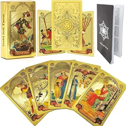 🔥Explore the Mystical World of Tarot Gold Foil Tarot🔮