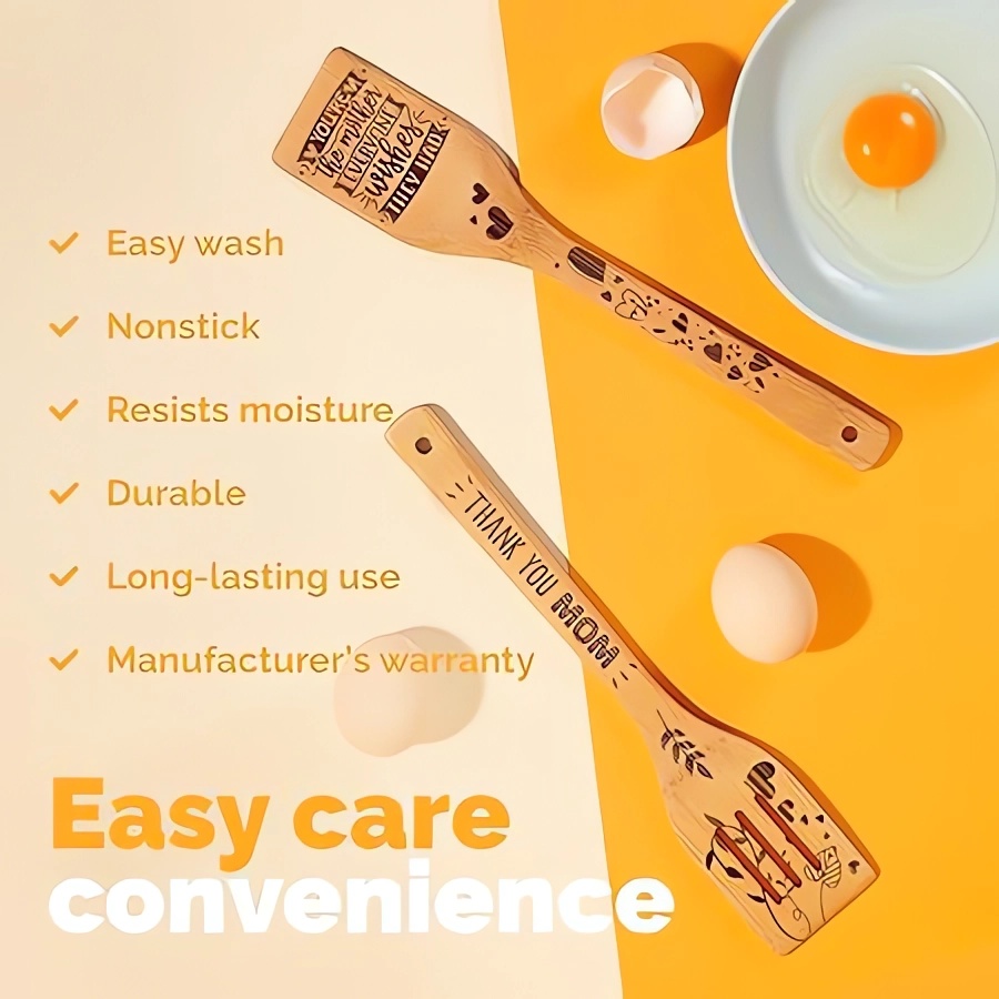 Mother's Day Wooden Spoons Utensil Set