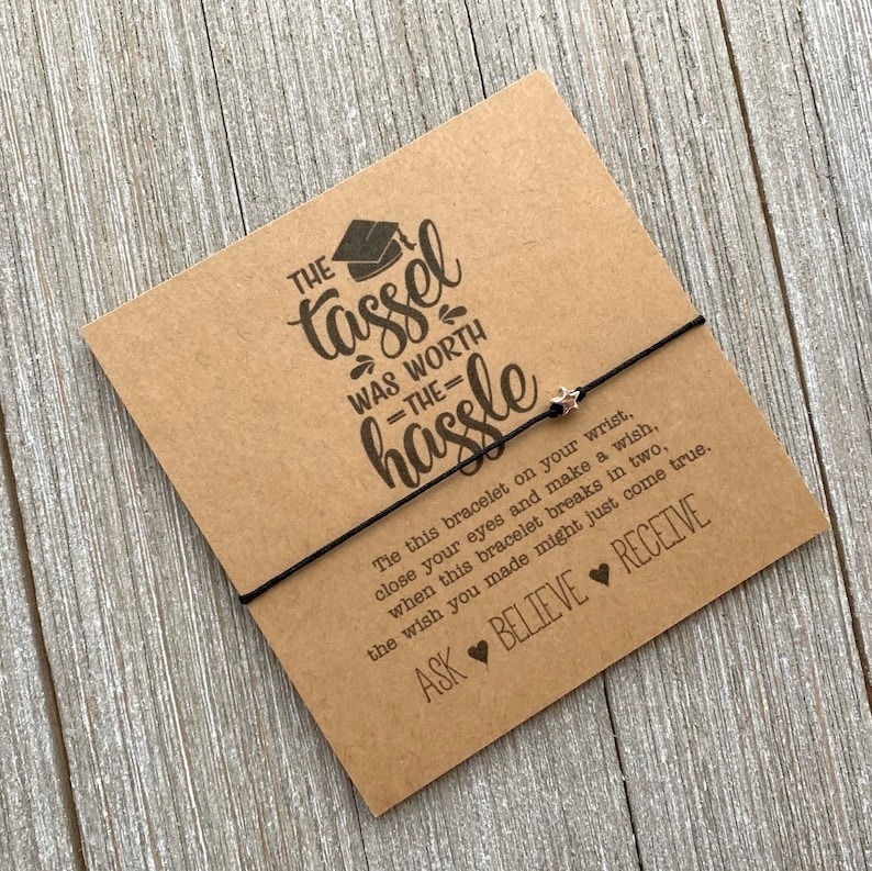 Graduation Gift - Senior 2024 Wish Bracelet