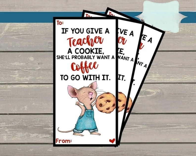 🍪If You Give A Teacher A Cookie Gift Card