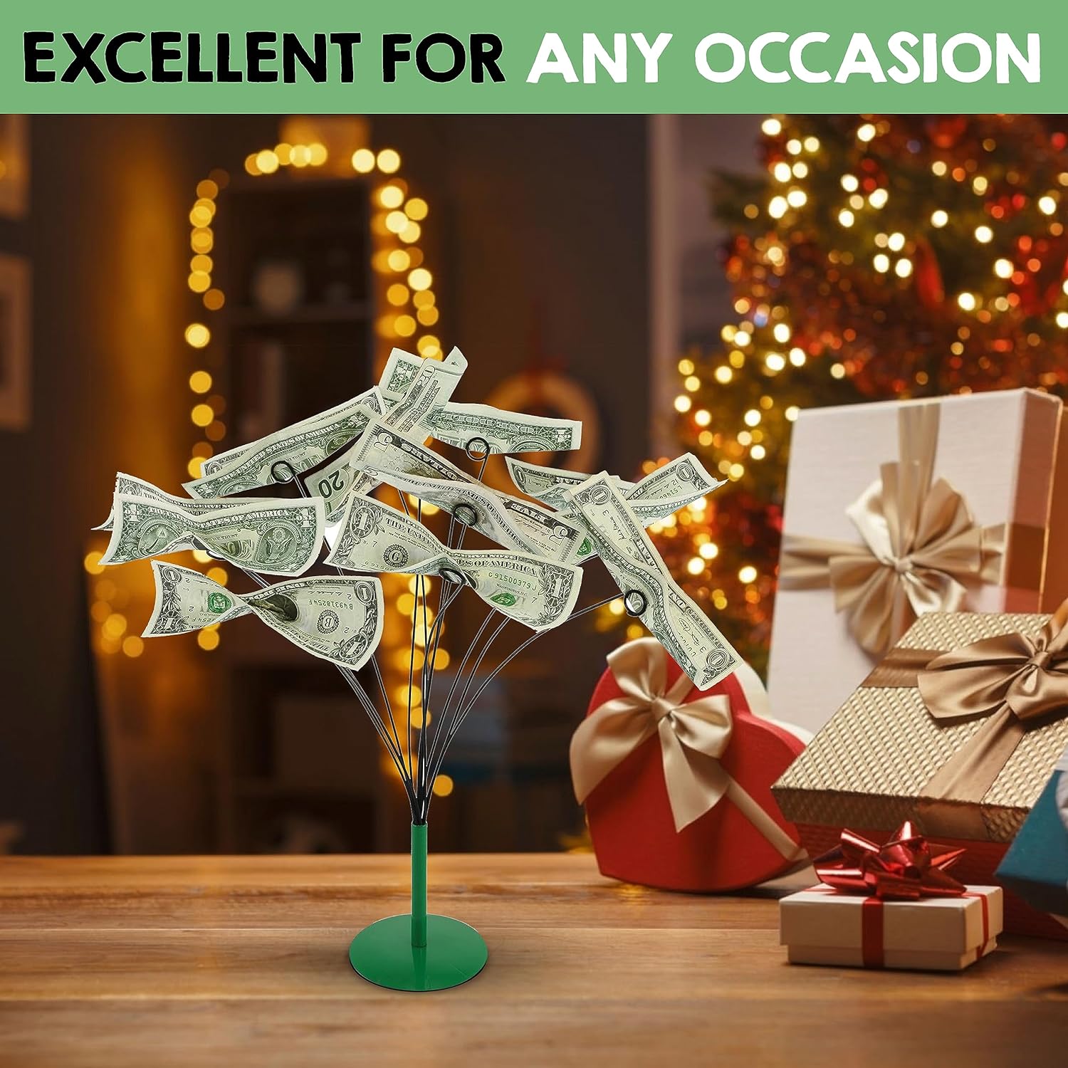Flexible Branches for Displaying Money and Gift Cards