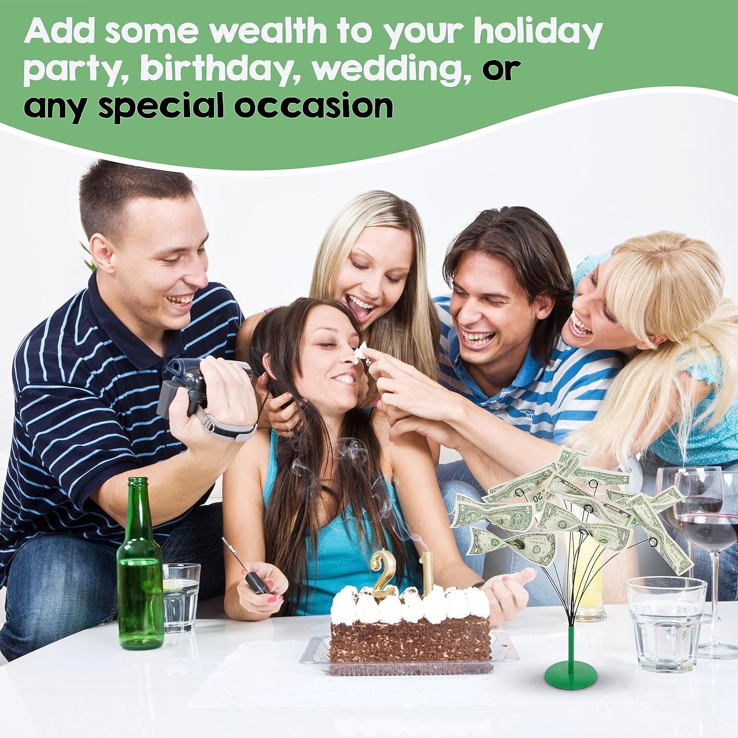 Flexible Branches for Displaying Money and Gift Cards