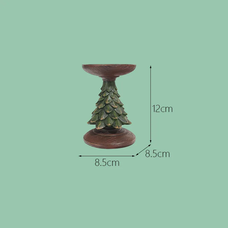 🌲Vintage Christmas tree candlestick ornaments